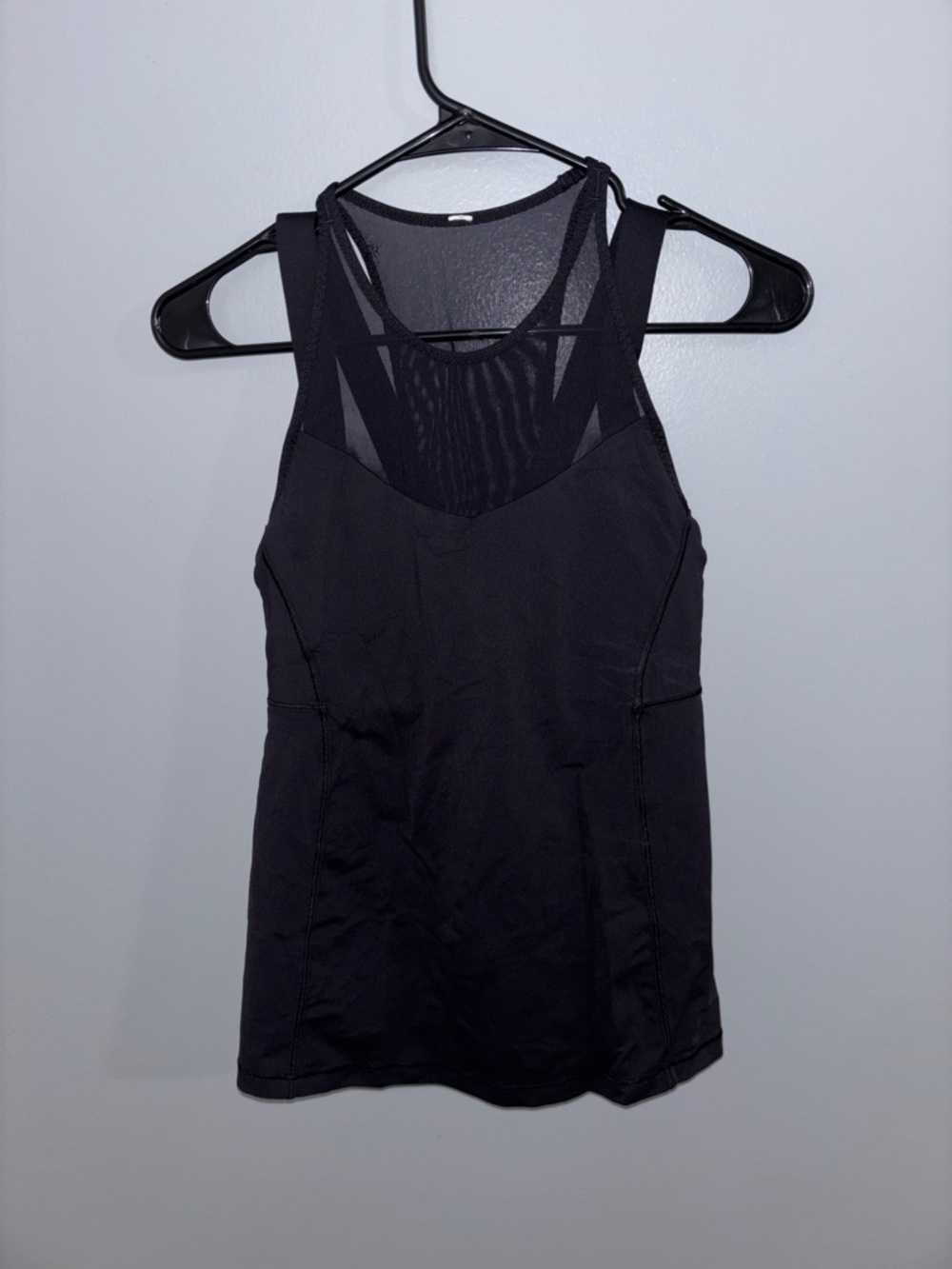 lululemon athletica Black Mesh-Back Performance Tank